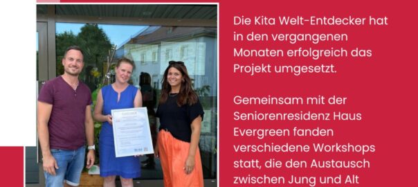 Erfolgreicher Abschluss des Projekts „Mehr Zeit für Kinder“ in der Seniorenresidenz Haus Evergreen